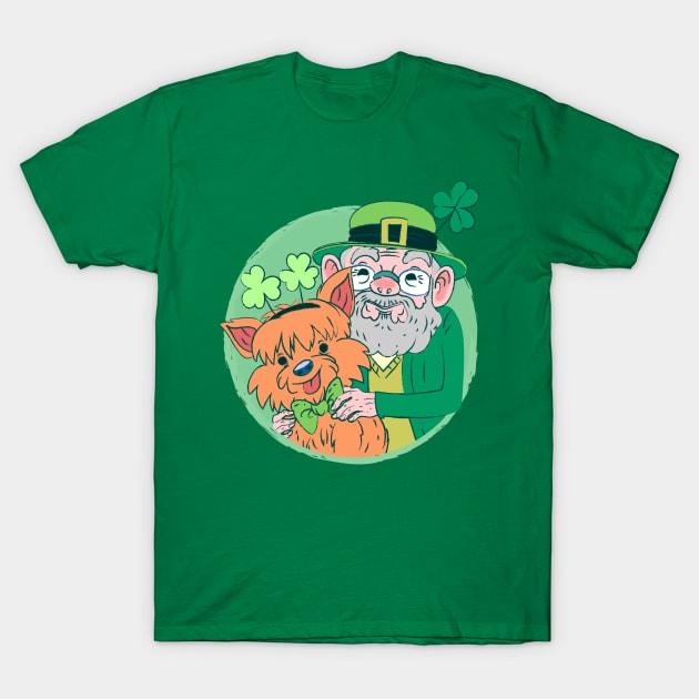 Happy St Patrick Day T-Shirt by Purwoceng